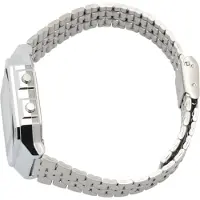 Casio AQ230A-7DMQD, uni retro polshorloge, wit/zilver