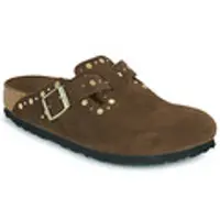Birkenstock Klompen Boston Rivet dames - Bruin - 37