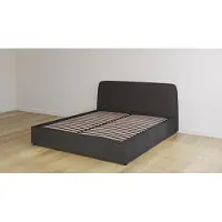 Emma Original Storage Bed 140x200 cm – Donkergrijs – Klassiek Hoofdbord