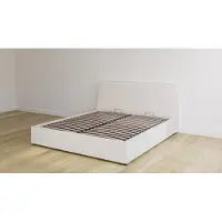 Emma Original Storage Bed 180x200 cm – Lichtgrijs - Klassiek Hoofdbord