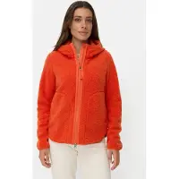 Camel active Teddyjack met warm gevoerde zakken - Maat womenswear-40 - Oranje