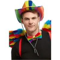 Merkloos Cowboyhoed Pride Regenboog Cowboy Hoed