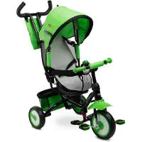 Toyz TIMMY driewieler voor kinderen, 2-5 jaar - tot 25 kg, 89x96x52 cm - Groen