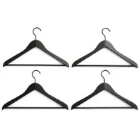 HAY Smooth Kledinghanger - Set van 4 Slim | With Bar