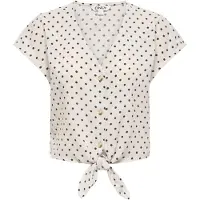 ONLY Blouse 'ONLEmmia' ecru / zwart