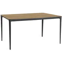 Tierra Outdoor Elegante dining tafel trespa bergamo charcoal 160 x 90 cm