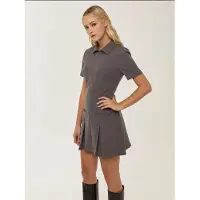 Hiccups for Kids Polo Kraag Plisségordijn Mini-jurk