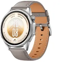 Huawei WATCH GT 7 46 mm /EasyCross grijs leer band / Batterijduur tot 21 dagen / GPS / ECG /Compatibel met iOS en Android