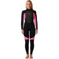 Rip Curl Omega 4/3 Mm Dames Neopreen Wetsuit Met Lange Mouwen En Rugrits