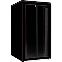 Roline 19-inch netwerkkast Pro 26 U, 800x800 BxD Glazen deur zwart