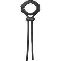 Mr. Membr Tense - verstelbare lasso penisring (zwart)
