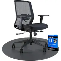 Merkloos Ergonomische bureaustoel – Bureaustoel [3D-armleuningen] Gaming-stoel geschikt tot 155 kg [Verstelbare rugleuning] Bureaustoel voor een gezonde houding