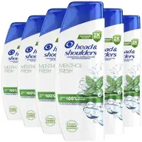 Head & shoulders Shampoo Menthol Fresh - 6 x 330 ml - Voordeelverpakking