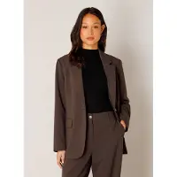 Base Level regular blazer donkerbruin female | Maat: 42