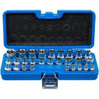 Bgs 70099 Dopsleutelset E-profiel (1/4") / (1/2") E4 - E24 38-dlg.