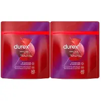 Durex 2x Condooms Thin Feel met Extra Glijmiddel 40 stuks