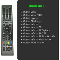ARKAIA Vervangende Mutant Viper / Legend / Challenger / Inferno afstandsbediening - Met Netflix en YouTube toets