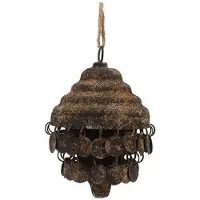 Countryfield Hanger Amira Roest Metaal Øx33cm Bruin bruin Metaal Decoratief