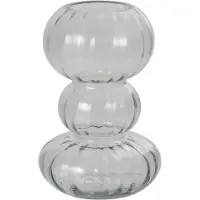 J-Line vaas - glas - transparant - small