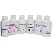 OEM DTF-printers, efficiënte productie, hoogwaardige prints, 1 set van 500 ml CMYK-inkt