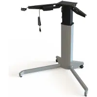 Worktrainer Conset 501-19 Elektrisch Zit-Sta Bureau 66-118 cm - Zilver