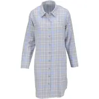 Ringella Flanellen dames nachthemd blauw | Maat 48