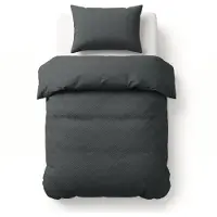 Royal Textile Sleeptime Modern Geo 3D Antraciet 140 x 200/220 cm