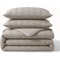Royal Textile Sleeptime Curve 3D Taupe/Grijs 200 x 200/220 cm