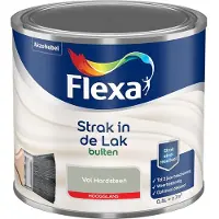 Flexa - Strak In De Lak Buitenlak Hoogglans - Vol Hardsteen - Mengverf - 500 Ml