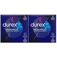 Durex 2x Condooms Extra Safe 3 stuks
