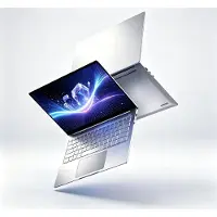 Ninkear S14 Laptop - 14 inch Amd Ryzen 5 6600H - 16Gb Lpddr5 - 512GB Pcie Nvme Ssd - 14 Inch 2,2K Ips Scherm - Windows 11 Pro - Voor Werk En Studie Zilver