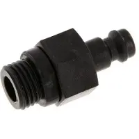 Tameson POM DN 5 Koppeling Insteeknippel G 1/4 inch Buitendraad Dubbele afsluiting