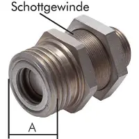 Tameson Stalen Hydraulische Koppeling Snelkoppeling 18 mm L Snijring ISO 14540/8434-1 D M54 x 4