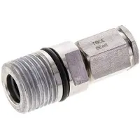 Tameson RVS DN 6.3 Hydraulische Koppeling Snelkoppeling G 1/4 inch Binnendraad ISO 14541 D M24 x 2
