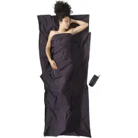 Cocoon - Lakenzak - Thermolite Soie Rectangulaire Volcano Grey voor Unisex - Grijs