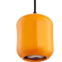 Sigma Hanglamp Ceramic Barell, geel / oranje, Woon-/ Eetkamer, Keramiek, hanglamp