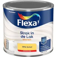 Flexa - Strak In De Lak Binnenlak Hoogglans - 85% Sorbet - Mengverf - 500 Ml