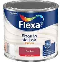 Flexa - Strak In De Lak Binnenlak Hoogglans - Puur Bes - Mengverf - 500 Ml