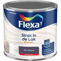 Flexa - Strak In De Lak Binnenlak Hoogglans - Puur Braam - Mengverf - 500 Ml