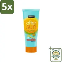 Sence 5 x - After Sun - Lotion - Kalmerend - 200 ml - Grootverpakking - After Sun Lotion - Zonverbrande Huid - Huid Kalmeren - Aloë Vera - Zomerse Teint
