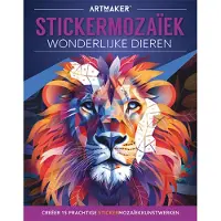 De Lantaarn Publishers Stickermozaïek - Wonderlijke dieren (Paperback)