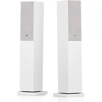Audio Pro A38 W Smart Multiroom Actieve Vloerstaande Luidsprekers - Multiroom (Linkplay) - Ruimtecorrectie - 2x75W Speakers - 2.5-weg - Wit