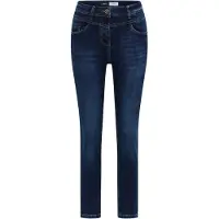 Cecil Dames Jeans met High Waist en smalle pijpen in Slim Fit - Blauw - 29