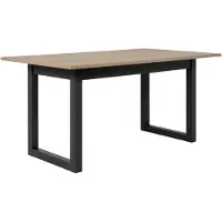 CALICOSY - Uitschuifbare eettafel L160-200 cm - DENVER