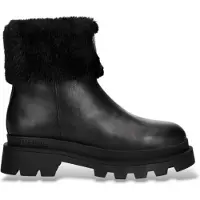Blauer Dames Kimmel 10 zwarte leren enkellaarsjes (41), Leer, Plat, Ritssluiting, Casual F6KIMMEL10