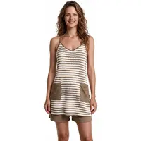 Imily Bela Dames Gestreepte Playsuit met Spaghettibandjes