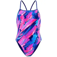 Speedo Printed Turnback Swimsuit Veelkleurig 32 Vrouw