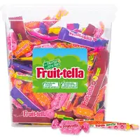 Fruit-tella Chewy Mix 2100g - XL snoep mix - ca. 275 stuks - Mix of Minis & Chewy Mix - individueel verpakt uitdeelsnoep