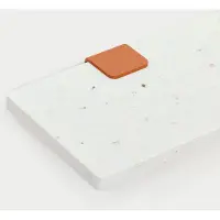 TIPTOE Bracket Wandplank Tangerine Red | 45x20cm | Venezia Recycled Plastic