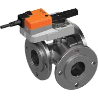 Belimo 3-Weg Regelklep DN50 Flens Kvs25 100-240VAC 20s 2/3-Punt 16Nm IP54 R7050R25-B3/SRD230A
